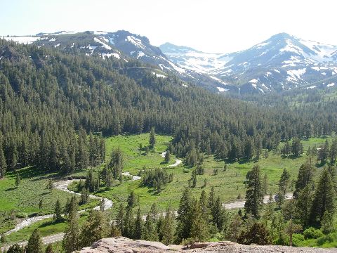 View towards Sanora pass